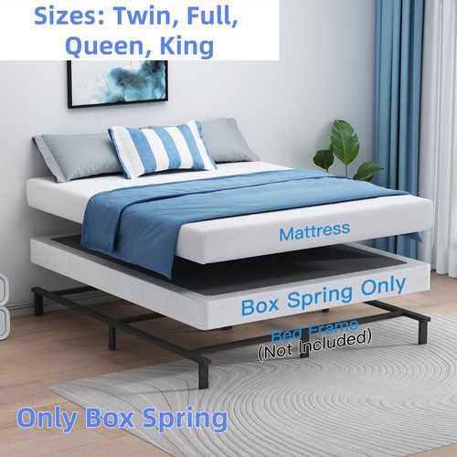 Metal box spring bed frame - metal,