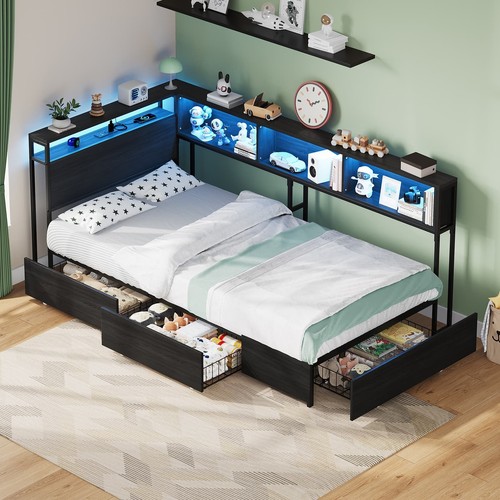 Twin corner bed - twin,